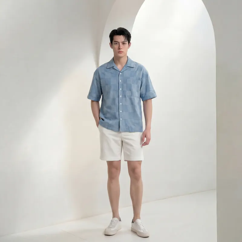 Mens resort — AI fashion photography