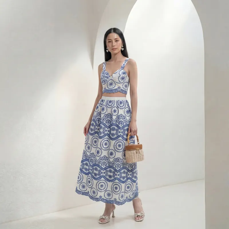 ai product photography by AI Studio — resort coord full